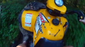 Polaris (sportsman 500 HO)!! ride test and review deep mud!!!