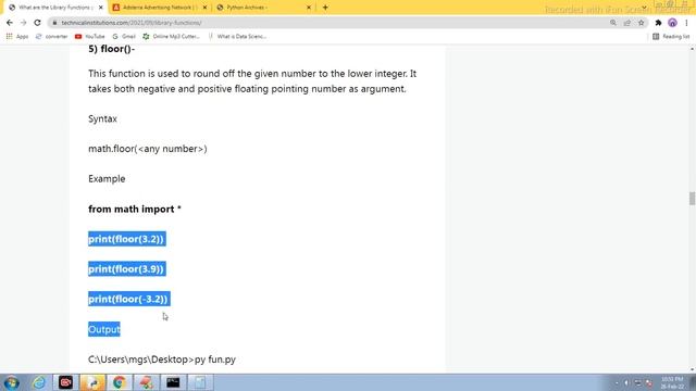 Math Module in Python.Complete Python Math Module Tutorial with Example. Python class-44 смотреть онлайн