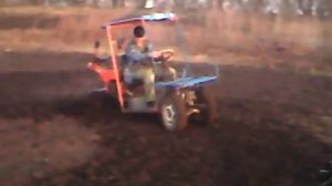 Фрезеровка на адаптере мотоблока