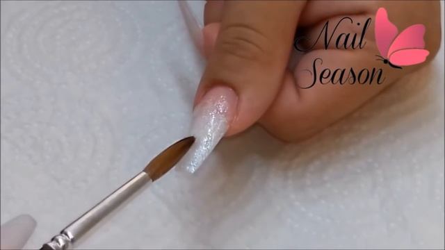 DIY Acrylic nails baby boomer Nail Art Tutorial for beginners 2016 смотреть онлайн
