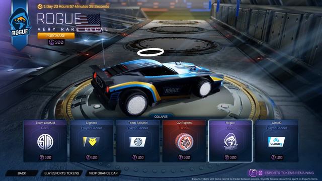 *TSM* DECAL & BIONIC WHEELS - Rocket League ESPORTS Shop (20 April 2019) смотреть онлайн