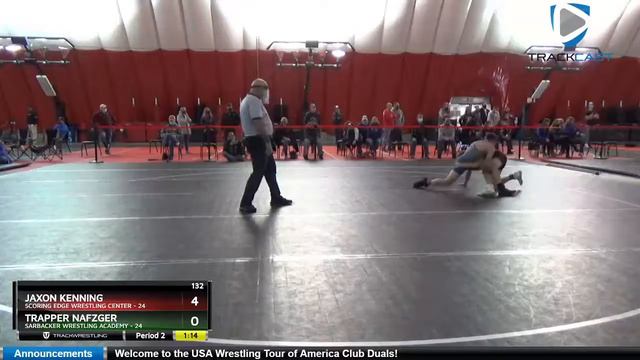 USAW TOA Club Duals HS Boys/[boutNo] 132 Trapper Nafzger Sarbacker Wrestling Academy Vs Jaxon Kenn смотреть онлайн