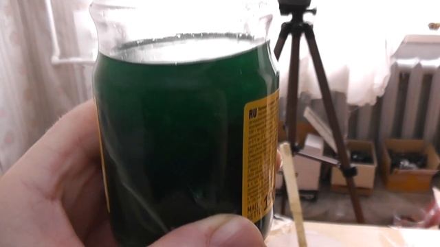 Очистка медных проводов от припоя. Медный купорос и соль. смотреть онлайн