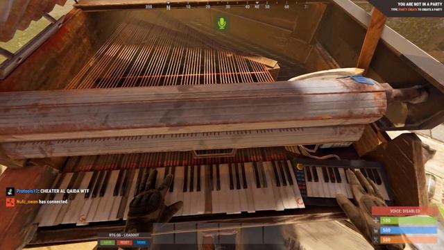 играю на пианино и пою в rust/раст смотреть онлайн