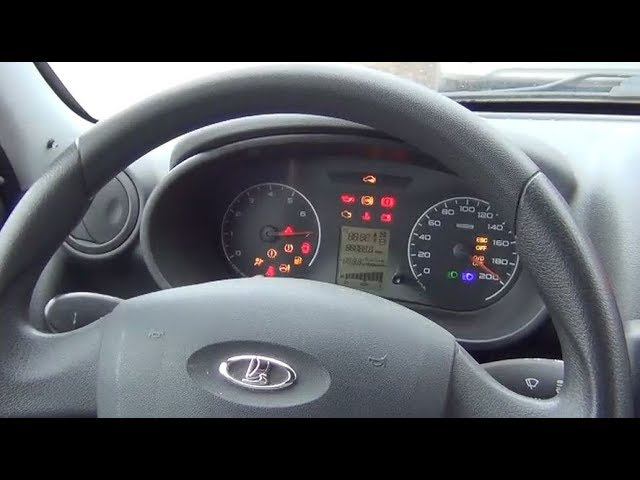 Тест панели приборов на Ладе Гранта смотреть онлайн