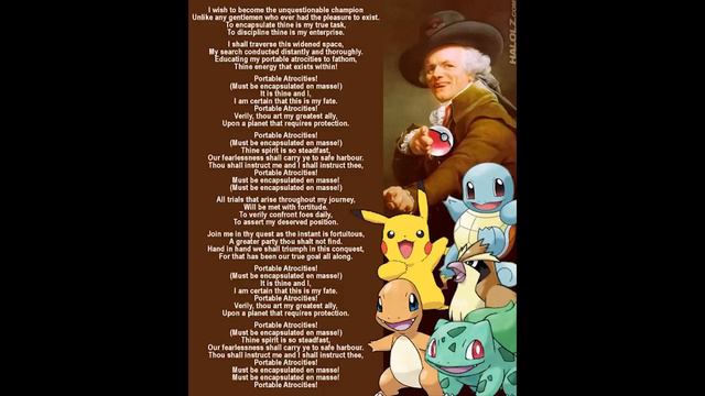 Dramatic Pokemon Theme Reading "Portable Atrocities" (written by halolz.com) смотреть онлайн