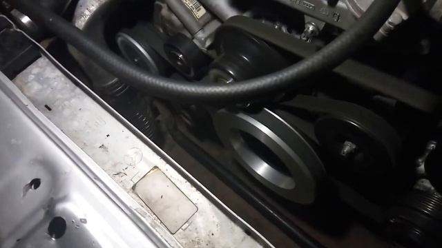 Mercedes W 202 Kompressor- тюнинг двигателя, работа компрессора итон м62 на шкиве 215 мм