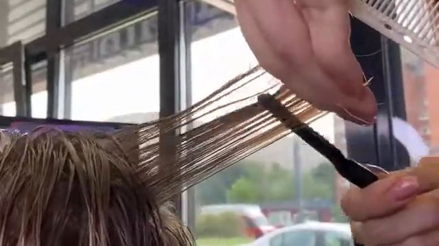 Блондирование и стрижка смотреть онлайн