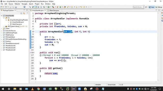 Lecture 08-Array Handling in Parallel Computing || Array Handler in JAVA || PDC смотреть онлайн
