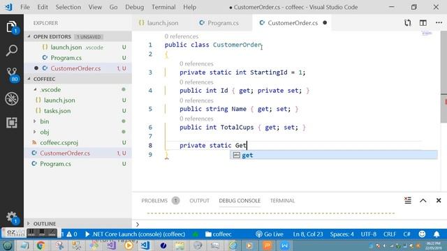 Simple Coffee Ordering in C# Console - Part 1 смотреть онлайн