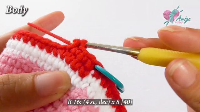 #325 | Amigurumi Happiny (1/2) | How To Crochet Pokémon Amigurumi | Free Pattern | AmiguWorld
