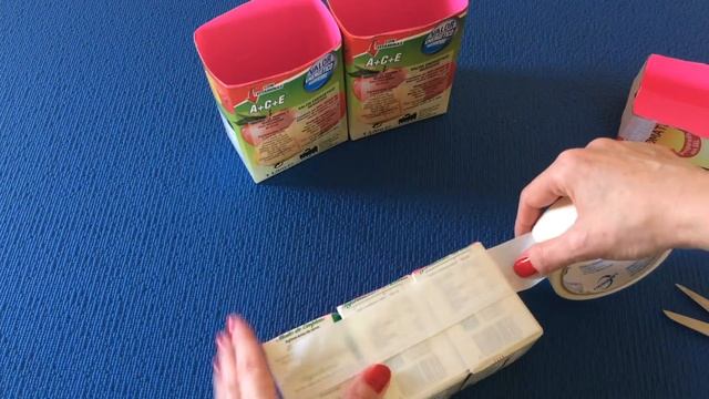 DIY: Органайзер для хранения косметики своими руками. Органайзер из коробок || смотреть онлайн
