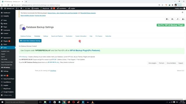 How to Create WordPress Database Backup смотреть онлайн