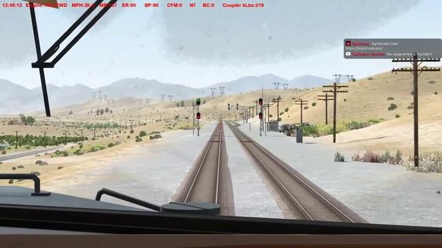 15000 тонн по каньону, ух | RUN8v2 Train Simulator | Depot Multiplayer! смотреть онлайн