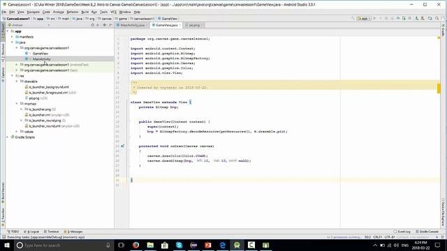 Canvas Games for Android : Lesson 1 How to start ? смотреть онлайн