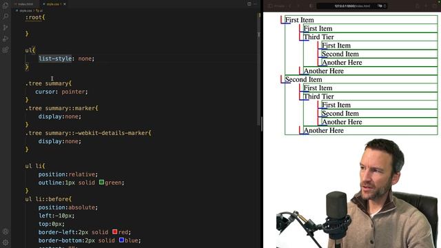 Pure CSS tree view with custom tree icons смотреть онлайн