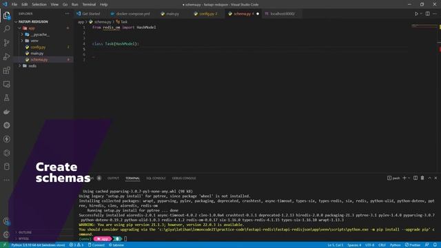 Simple project FastAPI Redis json смотреть онлайн