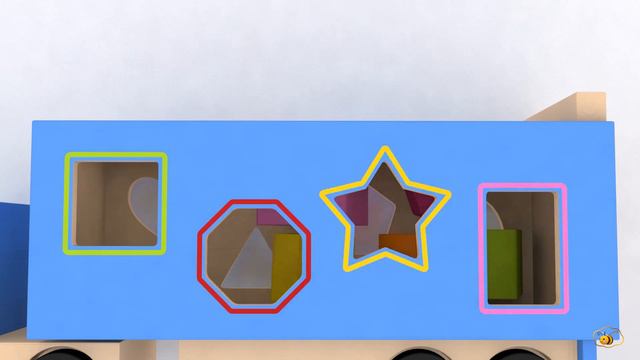 Учим фигуры для детей. Игрушки для малыша: грузовик с формами. Мультик про машинки смотреть онлайн