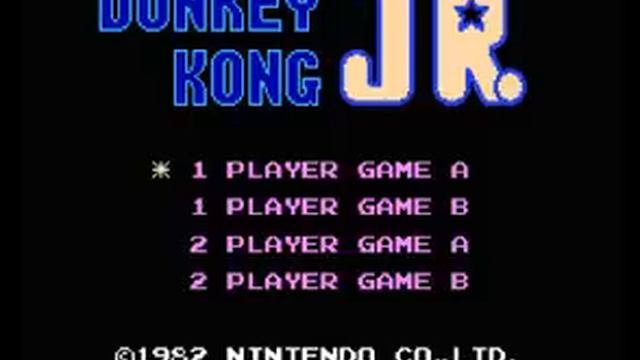 Donkey Kong Jr (NES) Music - Stage 1 смотреть онлайн