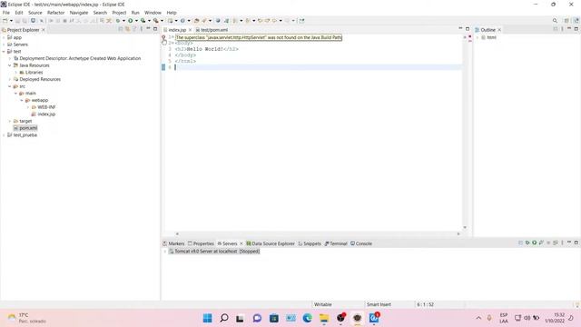 Crear proyecto maven en eclipse IDE y Java EE смотреть онлайн