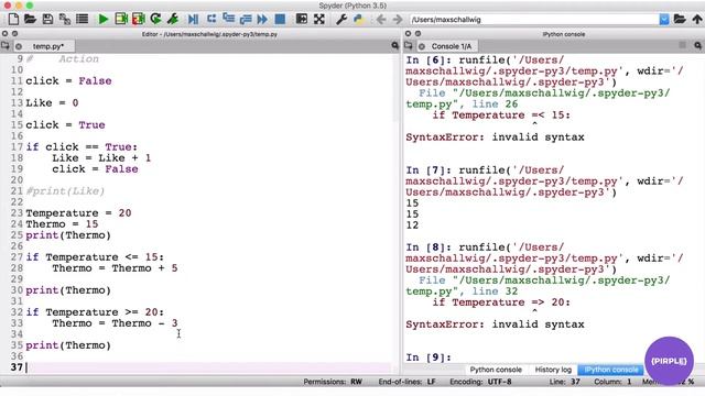 If Statements and Conditionals in Python 3 | Python is Easy смотреть онлайн