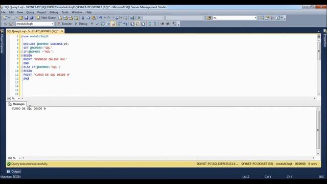 ESTRUCTURA CONDICIONAL IF SQL смотреть онлайн