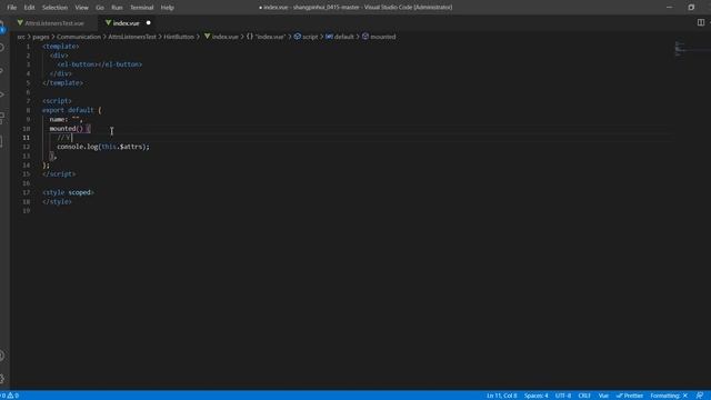 005 尚硅谷 组件通信 $attrs与$listeners смотреть онлайн