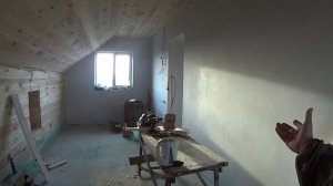 Как я утеплил, стены и перекрытие мансарды, опилками, в коробе!