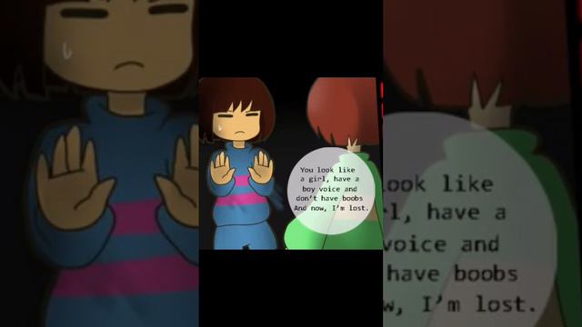чара и пол #chara #чара #frisk #фриск #андертейл #undertale смотреть онлайн