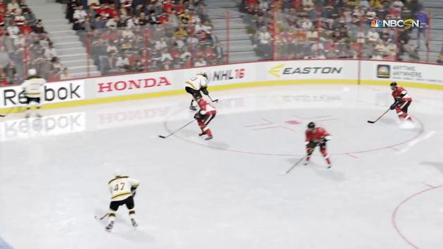 NHL 16 PS4. Regular Season 2015-2016. Boston BRUINS VS Ottawa SENATORS. 1.9.2016. (NBCSN) ! смотреть онлайн