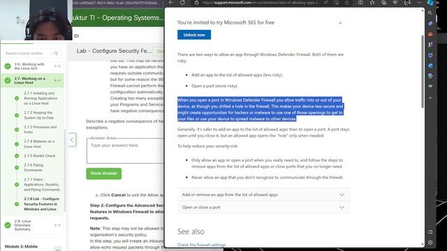 2.7.8 Lab - Configure Security Features in Windows and Linux смотреть онлайн