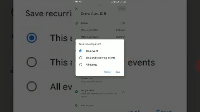 How to make changes to Google Calendar Event смотреть онлайн