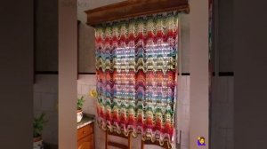 Занавески и шторки крючком!