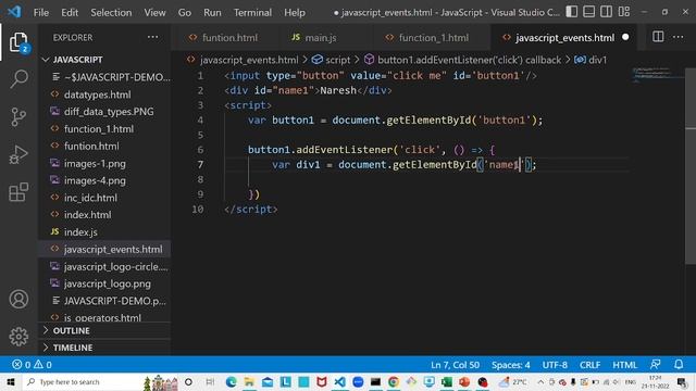 JavaScript Events | Js Events | JavaScript Click Event | onmouserover | onmouseover смотреть онлайн