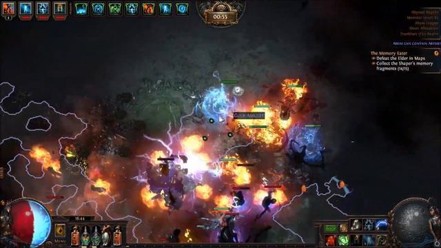 Path Of Exile 3.1 Amanamu, Liege of the Lightless fight - flame golem build смотреть онлайн