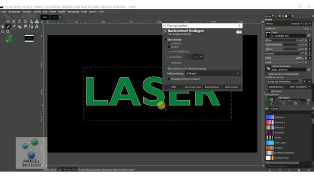 Gimp - Neon Licht Text смотреть онлайн