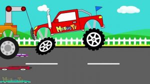 Монстр Трак Мультики Джипы и Тачки Конструктор cобираем Монстр трак