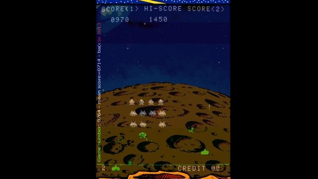 Mame AI - Double Deep Q Network on Space Invaders 1978 (Taito) - Score=1890 - (Lua/Python) смотреть онлайн
