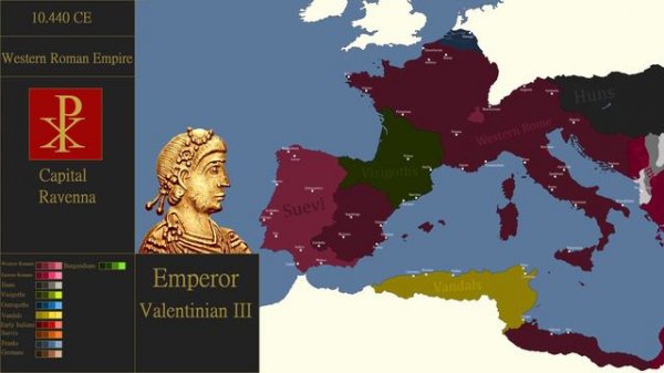 Western Roman empire - every month