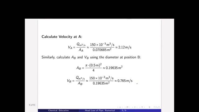Numerical Example: Pipeline Analysis with Bernoulli's Equation | Loss of Head and Flow Direction смотреть онлайн
