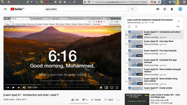 Start Ajax & Git | Arabic смотреть онлайн