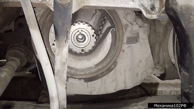 Замена ремня ГРМ на К4М 1.6 16V Nissan Almera G15