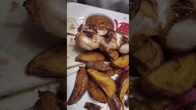 КАРТОФЕЛЬ С ГРИБАМИ И БУЖЕНИНОЙ И ШАШЛЫКОМ смотреть онлайн