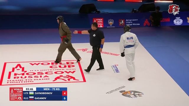 Islom Zaynobidinov (uz) 75 Kg Temirkhan Gasanov (ru)