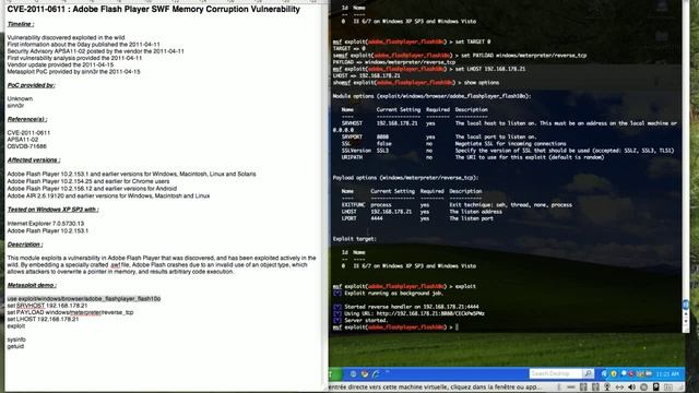 CVE-2011-0611 : Adobe Flash Player SWF Memory Corruption Vulnerability смотреть онлайн