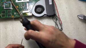 Ноутбук ASUS необычный ремонт разъема питания