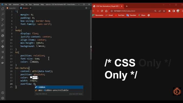 CSS Text Animation Effects смотреть онлайн