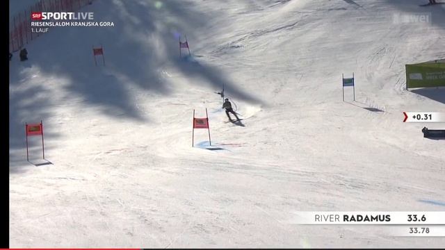 Ski Alpin Men's giant Slalom II 1.run - Kranjska Gora Highlights смотреть онлайн
