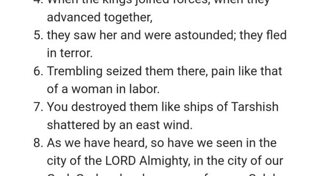PSALM 48 NIV AUDIO BIBLE смотреть онлайн