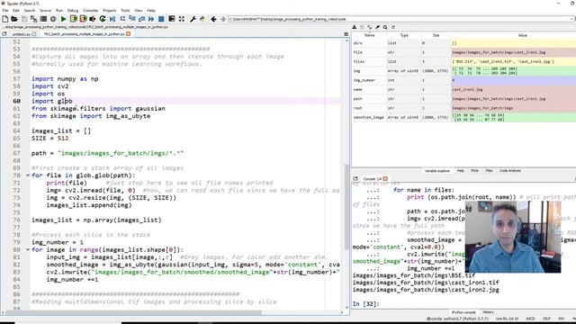 YR2 - How to process multiple images in python? смотреть онлайн